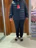 坦博尔轻薄羽绒服男秋冬时尚保暖宽松连帽短款防寒外套TF236209 夜影蓝 2XL (180/96A) 实拍图