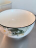 优尊陶瓷 陶瓷釉中彩餐具家用简约新中式加厚碗盘碟单个健康微波炉适用 5英寸饭碗 实拍图