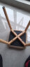 非洲鹰（feizhouying） 凳子家用简约现代省空间高凳子北欧木圆凳子软面小凳子椅子 榉木浅灰 实拍图