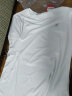 特步（XTEP）女装短袖t恤女夏季服饰女士纯色宽松上衣T恤跑步半袖运动瑜伽服女 白色【店长推荐】 XL/175 实拍图