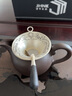 银器时代 足银手工刻鱼茶漏 足银茶具配件功夫茶具茶叶过滤器茶滤 带环龙凤款24克足银999+证书 实拍图