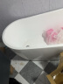 斯博朗（SI BO LANG）独立浴缸家用亚克力1.4-1.7m坐泡卫生间卫浴一体民宿酒店贵妃缸 白色空缸（带下水器） 1.7m 晒单实拍图