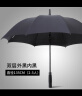 泽时雨（zeshiyu）泽时雨高端雨伞男士超大商务伞加厚自动长柄双人大伞高尔夫定做制 双层超大135CM外黑内黑 实拍图