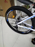 凤凰（Phoenix）山地自行车成人男女学生青少年减震变速越野公路通勤车山地车 24寸白蓝辐条轮 30速数字指拨（前中后全轴承） 实拍图