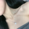 蒂梵思町项链女莫桑钻锁骨链时尚海洋之心高级感吊坠饰品生日礼物定情信物 天使之翼莫桑钻项链+证书 实拍图
