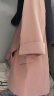 简蜓小西装女棉麻夏季新款韩版休闲外套女七分袖短款亚麻小个子西服 中袖粉色小西装 2XL（建议：120-130斤） 实拍图