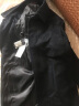 【高端系列】柒牌易穿搭毛呢大衣男2022冬季厚款含羊绒保暖长袖翻领外套123JD70050 黑色 170/88A 晒单实拍图