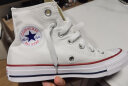 匡威（Converse）官方All Star经典款高帮复古帆布鞋男女鞋白色101009 101009/白色 36/3.5 晒单实拍图
