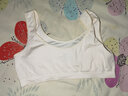 松山棉店少女内衣无钢圈抑菌透气文胸发育期背心胸罩初中生高中生商场同款 白色 M 160/76 实拍图