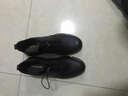 皮尔卡丹（pierre cardin）男鞋休闲运动时尚轻便厚底细纹软牛皮健步鞋松紧带百搭皮鞋男平价 黑色 圆头1 43 (265mm) 实拍图