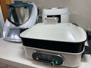 摩飞电器（Morphyrichards）多功能锅家用 鸳鸯锅电火锅专用锅料理锅蒸煮炒一体涮烤肉锅电烤盘分体式多用途电热锅旗舰 MR9088 白色全套六盘 实拍图