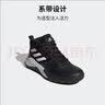 adidas男女儿童OWNTHEGAME团队款中帮实战篮球鞋阿迪达斯 黑色/白色   36 实拍图