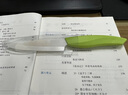 KYOCERA京瓷日本进口陶瓷刀刃水果刀削皮刀家用便携式切水果刀官方旗舰店 水果刀+削皮器（绿） 实拍图