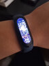 欧煜【买一送一】适用小米手环腕带3/4代智能手环5/6/7NFC版表带配件 午夜蓝腕带 小米5/6代通用 实拍图