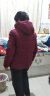 甘甘的世界2023冬季新款厚外套时尚甘夫人时尚连帽短款羽绒服女 紫红 3XL （适合140-155斤） 晒单实拍图