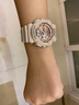 卡西欧（CASIO） 女表G-SHOCK GIRLS防震运动樱花粉石英表日韩表女士腕表送女友 BA-110XCP-4A裸粉玫瑰金 实拍图