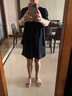 Carey Kay【清仓打折】睡衣女春夏短袖大码椰油护肤女士家居服套装可外穿 夜空黑-单上衣 L 【M-L码建议体重90-120斤】 实拍图