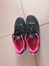 361°女鞋 跑步鞋女运动鞋秋冬季361度女鞋网面休闲鞋透气软底旅游鞋子 黑色/杜鹃粉 38 实拍图
