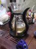 玻璃自动茶具套装家用懒人全自动磁吸泡茶器现代简约创意日式功夫茶具 邀月(焕彩)-六焕彩把杯+茶道合金+茶叶罐 实拍图