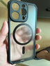 爱酷 2025新款Magsafe磁吸手机套苹果14pro手机壳苹果15Promax保护壳13超薄碳纤维纹全包防摔硅胶软套 苹果14Pro（6.1英寸）碳纤维纹磁吸壳  实拍图