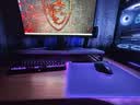 雷蛇（Razer）烈焰神虫V2专业版RGB硬质鼠标垫 集成2.0 USB端口 烈焰神虫V2专业版 黑色 实拍图