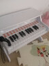 BAOLI宝丽儿童钢琴玩具电子琴麦克风音乐益智玩具3一6岁男女孩新年礼物 立式古典钢琴【白色】礼盒款 实拍图