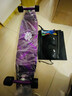 ZBOARDS 木毒长板女子初学者舞板代步全能板平花入门滑板长板专业级滑板 113cm 盖亚 整板 全黑 实拍图