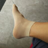 米梵20双装短丝袜女夏季超薄钢丝袜透明水晶春秋 肤色和黑色各10双 实拍图