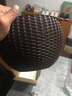 曼杉园（manshanyuan） 藤编吊兰盆 吊兰绿萝垂吊植物花盆 阳台庭院 吊篮盆 藤编吊篮盆(棕色) 大 实拍图