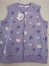Hello Kitty女童马甲儿童背心棉春装保暖2025新款洋气针织马夹秋季外穿童装 紫色草莓513262 150 CM适合145-155 实拍图