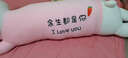 花样乐迪小兔子毛绒玩具公仔玩偶布娃娃睡觉抱枕七夕情人节送女友老婆礼物 粉色余生都是你 1.1米（+海豚挂件） 实拍图