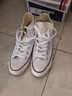 匡威（Converse）ALL star  常青款男鞋女鞋经典休闲鞋情侣鞋高帮帆布鞋板鞋学生鞋 101009 白高 35 /3 实拍图