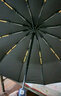 隆屋全自动雨伞男士商务折叠伞黑胶24骨男女双人伞大号加固防暴风雨 黑色黑胶款【24骨加大 晴雨2用】 实拍图