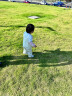 幼歌（YOUGE）婴幼儿秋季童趣卡通牛仔背带裤宽松柔软细腻不掉色裤子 奶油白(66-90裆开扣) 80 cm 实拍图