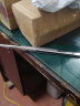 工途（Gongtu）不锈钢镊子 加长加厚圆头大号镊子水草敷料镊子工具夹子 25cm(弯头+直头)共2把 实拍图