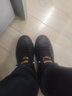 海澜之家（HLA）【京东金榜】男鞋冬季2025新款休闲皮鞋增高板鞋加绒保暖潮鞋子男 黑色（经典款） 39 实拍图