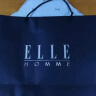 ELLE HOMME手提包男商务公文包横款薄头层牛皮软皮公务包电脑包送礼送男友 黑色款10100111628262510 实拍图