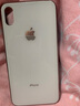 新爵 苹果x手机壳玻璃镜面iphone xs max xr液态硅胶防摔潮牌个性软全包超薄男女款 亮白色【钢化玻璃背板】 适用苹果Xs Max【6.5英寸】 实拍图