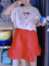 迪士尼（Disney）女童套装儿童套装两件套夏季新款童装宝宝衣服米妮黛丝时尚洋气 白底可爱樱桃-女 140cm 实拍图