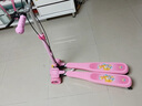 永久（FOREVER）儿童蛙式滑板车3-12岁男女孩宝宝双脚剪刀车四轮滑滑划板车童车 粉色双脚款【加宽轮+手动刹车】 实拍图