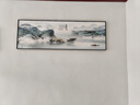瑞尚（RUISHANG） 新中式客厅装饰画大气山水画横版沙发背景墙画挂画轻奢晶瓷壁画 海纳百川 150*50/晶瓷面/适合2m沙发 实拍图