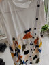 卡吉蘭娜连衣裙女装夏季新款韩版减龄气质显瘦遮肚小个子T恤拼接中长裙子 白色 XL 126-135斤 晒单实拍图
