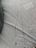 多菲尼森（dophnison） 隐形肩带两对装春夏金属珠链珍珠内衣配件文胸带子女一字领美背 长25cm15cm调节链（总长40cm） 珍珠肩带2对装 晒单实拍图