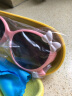 迪士尼（Disney）儿童偏光太阳镜男女儿童墨镜小孩防紫外线儿童眼镜 玫红4-12岁 晒单实拍图
