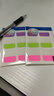 N次贴(STICKN)荧光指示标签贴分类便签纸便利贴索引片25*28mm 纸标头易书写48枚3色34045 实拍图