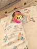 爱贝迪拉（AIBEDILA） 新生婴儿包单产房纯棉襁褓裹巾包被抱被春夏单层纯棉睡袋85cm 实拍图