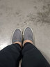 百达威登老北京布鞋男夏季冰丝帆布懒人一脚蹬套脚男鞋透气豆豆鞋子男板鞋 灰色W865 42 实拍图