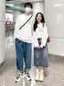 love legend情侣装卫衣秋冬男女同款新款百搭休闲圆领宽松外套学生班服定制 (小白男) 白色 L(建议120-140斤内穿) 实拍图