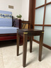睿帆凳子实木凳子家用餐凳凳子餐桌凳小凳子高凳时尚创意木凳小板凳 【铜素轻奢款】加粗凳腿6把 实拍图