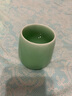 瓯江（OUJIANG）龙泉青瓷茶具小水杯陶瓷功夫品茗杯创意简约日式喝水杯 鼓型水杯梅子青 实拍图